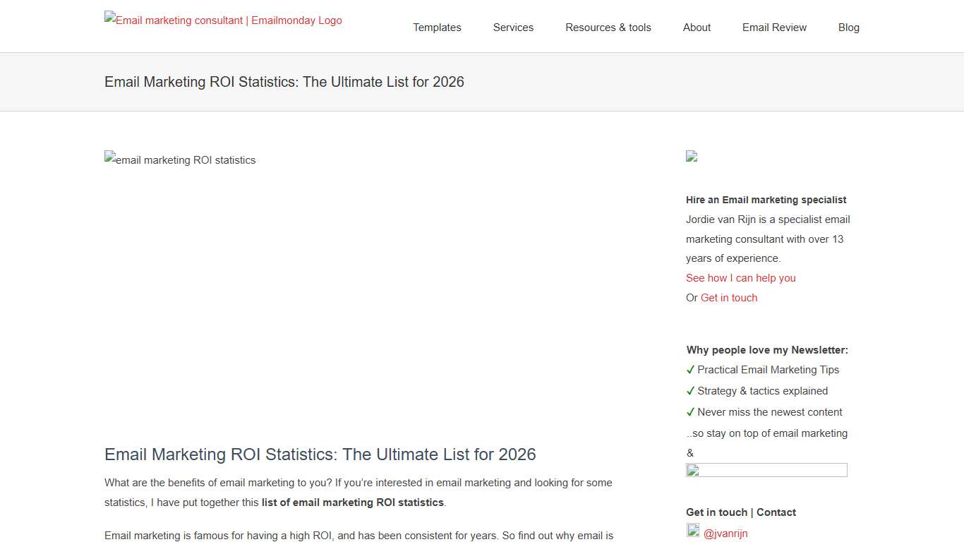Email Marketing ROI Statistics: The Ultimate List for 2026